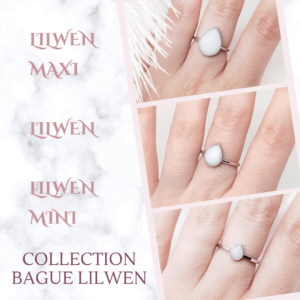 collection de 3 bagues au lait maternel