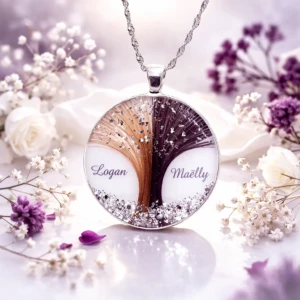 Médaillon Arbre de Vie au Lait Maternel ( collier ou bracelet )