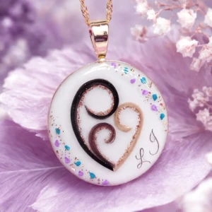 Médaillon Silouhette au Lait Maternel (Collier ou Bracelet)