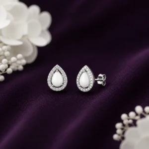 Boucles Emma - Boucles d'oreilles au lait maternel