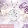 Médaillon horloge de naissance au Lait Maternel (Collier ou Bracelet)
