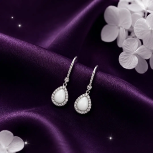 Boucles Delia - Boucle d'oreilles au lait maternel