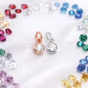 Pendentif zircon de naissance -