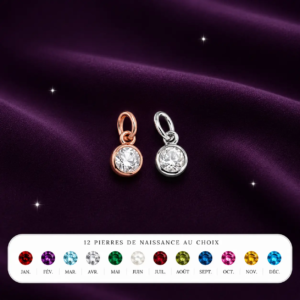 Pendentif zircon de naissance -