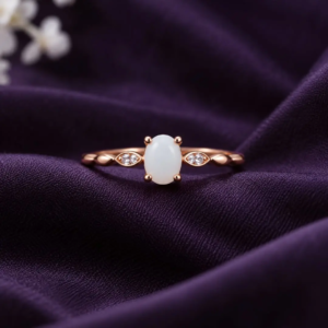 Bague Alba au lait maternel