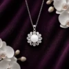 Ma fleur lactée - Collier au lait maternel résiné ou en poudre