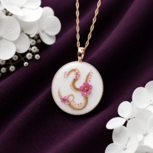Médaillon initiale (Collier ou Bracelet)