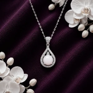 Mon or blanc - Collier avec ou sans lait maternel (Copie)