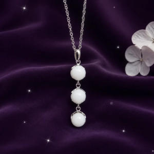 Mom of three - Collier au lait maternel résiné ou en poudre