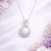 Amour infini - Collier lait maternel résiné ou poudre