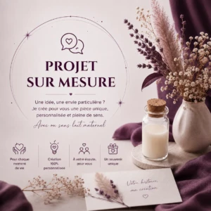Projet sur mesure - Avec ou sans lait maternel
