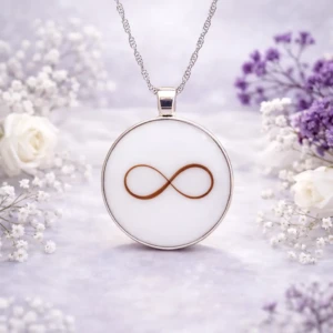 Médaillon infini au Lait Maternel (Collier ou Bracelet)