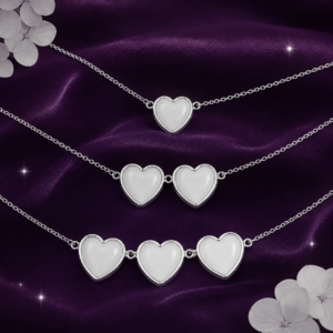 Collier p'tits coeurs - Au Lait maternel