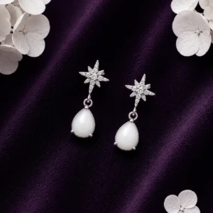 Boucles l'Etoile de Maïa - Boucles d'oreilles au lait maternel (Copie)