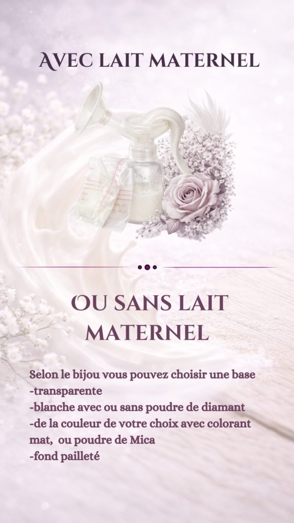 Inclusion possible dans un bijou au lait maternel Douce Symbiose - planche 03