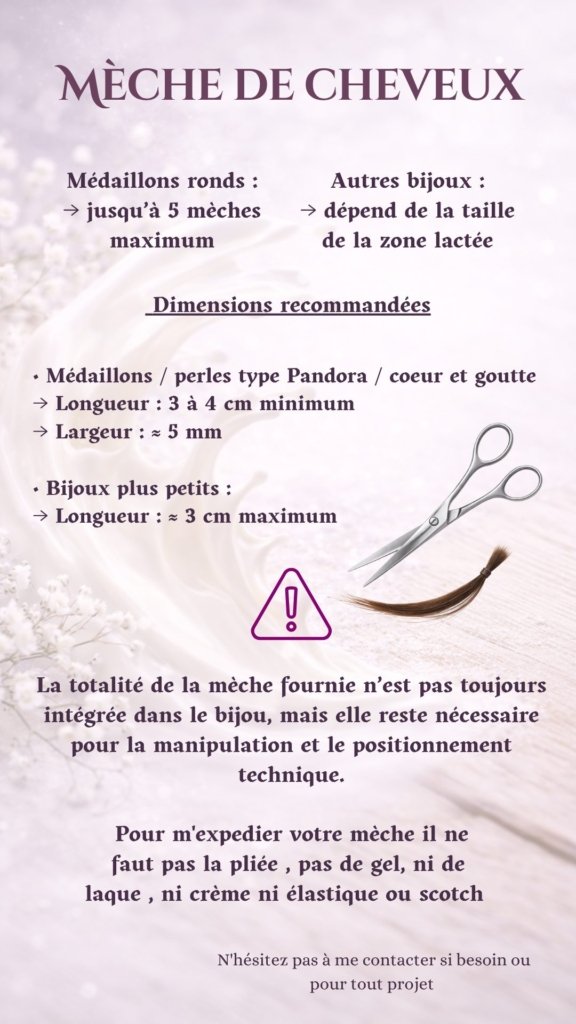 Inclusion possible dans un bijou au lait maternel Douce Symbiose - planche 04