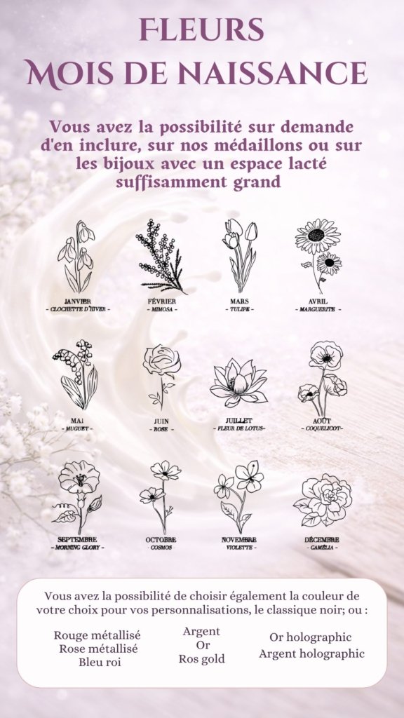 Inclusion possible dans un bijou au lait maternel Douce Symbiose - planche 20