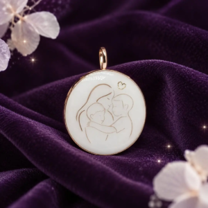 Médaillon Maman & Nous (Collier ou Bracelet)
